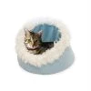 Trademark Poker PAW Feline Cat Comfort Cavern Pet Bed - Blue