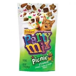 Friskies 57442 2.1 oz. Party Mix Picnic Crunch; Cat Treat