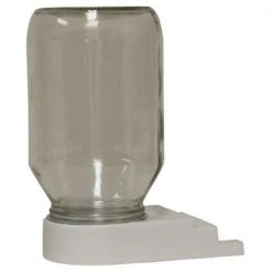 Harvest Lane Honey FEEDBBG-102 Entrance Bee Feeder With Glass Jar