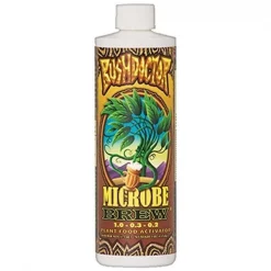 Hydrofarm FX14096 Pint Bushdoctor Microbe Brew Liquid Fertilizer