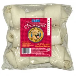 Ims Trading Corporation IMS Trading 10009 8 in. Natural Rawhide Bone - 3 Pack