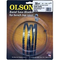 Olson Saw 55756 14 TPI Bench Top Band Saw Blade; 0.25 Wide x 56-18 Long in.