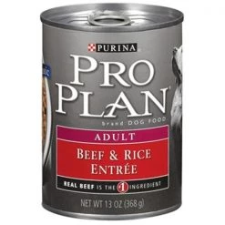 Purina 02775 Proplan Beef & Rice Ground Dog Food - 13 oz.