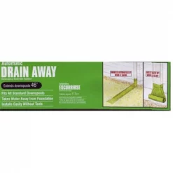 Thermwell Products Co Inc Thermwell DE46WH Flexible Automatic Downspout Extender; White - 46 in.