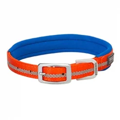 Weaver Leather 07-0860-R3-17 17 in. Terrain Reflective Lined Collar; Orange