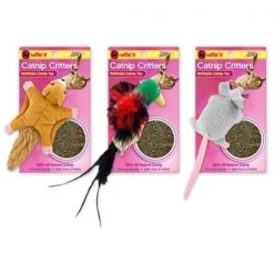 Westminster Pet Products 32042 Refillable Catnip Critters Pack of 3