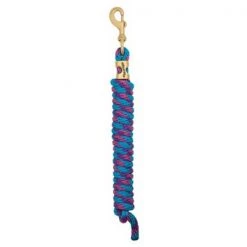 Weaver Leather 35-2100-B16 0.62 in. x 10 ft. Poly Lead Rope - Blue; Pink & Purple