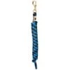 Weaver Leather 35-2100-T24 10 ft. Poly Lead Rope - Blue & Black