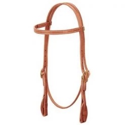 Weaver Leather 10-0078 0.62 in. Oak Russet Quick Change Browband Headstall