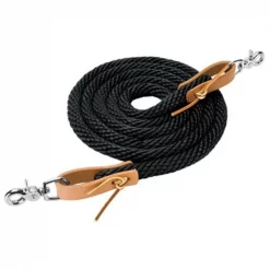 Weaver Leather 35-2026-S1 0.62 in. x 5 ft. Poly Roper Rein - Black