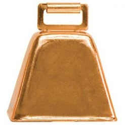 Daretocare 65-4473 2.50 x 2.25 in. Copper Plated Over Steel Cow Bell