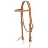 Weaver Leather 10-0347 0.62 in. Harness Leather Headstall; Golden Brown