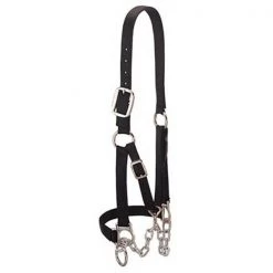 Weaver Leather 35-0902-BK Heifer Restraint Halter - Medium; Black