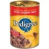 Pedigree 10115000 13.2 oz. Chunky Chopped Beef Dog Food; Pack Of 24