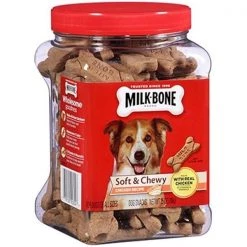 Milk-Bone 509590 Soft & Chewy Chicken Recipe Dog Treat; 25 oz