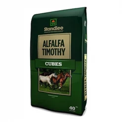 Standlee Hay 1580-40101-0-0 40 lbs. Premium Alfalfa & Timothy Cubes Forage