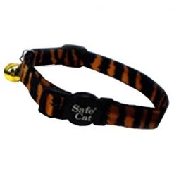 Coastal Pet Products Coastal Pet 06781 A TIG12 12 in. Adjustable Cat Collar - Tiger Print