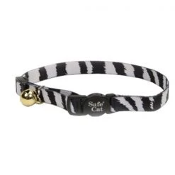 Coastal Pet Products Coastal Pet 06781 A ZEB12 Safecat; 12 in. Zebra Print Cat Collar
