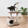 TRIXIE Pet Products 44590 Casta Cat Tree; Brown & Beige With Circles