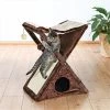 TRIXIE Pet Products 44770 Miguel Fold-and-Store Cat Tower; Beige - Brown