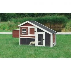 TRIXIE Pet Products 55960 Chicken Coop With A View; Brown-White