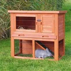 Partyanimal Rabbit Hutch With Sloped Roof; Small
