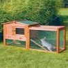 Partyanimal Rabbit Hutch With Outdoor Run; Extra Small