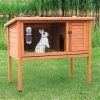 TRIXIE Pet Products 62371 1-Story Rabbit Hutch; Medium