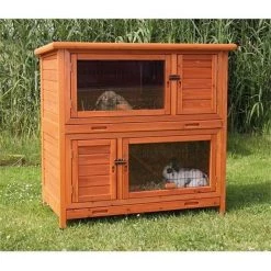TRIXIE Pet Products 62404 2-in-1 Rabbit Hutch With Insulation