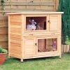 TRIXIE Pet Products 62405 2-Story Rabbit Hutch; Medium