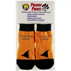 Woodrow Wear Power Paws 02-02 X-Small Traction Dog Socks - Halloween Hat