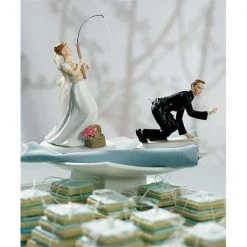 Weddingstar 7103 Fishing Bride Mix & Match Cake Topper- Non-Caucasian- Bride Only