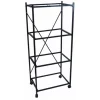 Peticare Four Shelf Stand for Small Bird Breeding Cages in Black