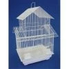 YML 5844WHT Pagoda Small Bird Cage in White