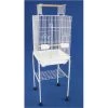 YML 5984-4814WHT Open Top Small Parrot Cage with Stand in White