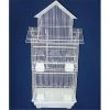 YML 6844WHT Tall Pagoda Top Small Bird Cage in White