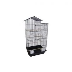 YML 6894BLK Villa Top Small Bird Cage in Black