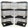 Peticare Lot of Six Small Bird Breeding Cages in Black
