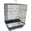 YML Group A1124MBLK 11 x 8.5 x 14 in. Flat Top Small Parakeet Cage; Black