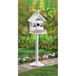 Good Boy Organics Country Home Standing Birdhouse