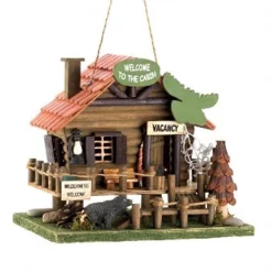 Zingz & Thingz 57070916 Woodland Cabin Birdhouse