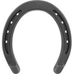 Diamond Farrier DC00HB Horseshoe, 4-3/4 in L, 4-3/8 in W, 1/4 in Thick, Steel