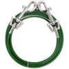 Boss Pet PDQ Q221200099 Pet Tie-Out Belt with Twin Swivel Snap, 12 ft L Belt/Cable