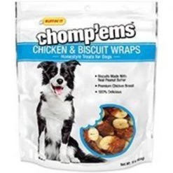 Ruffin It RUFFIN'IT Chomp'ems 8188 Chicken and Biscuit Wrap, Peanut Butter, 16 oz
