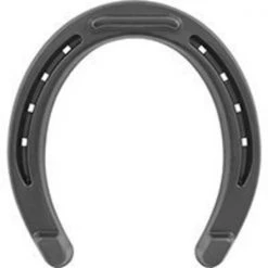 Diamond Farrier 00THB Horseshoe, 4-3/4 in L, 4-1/4 in W, 5/16 in Thick, Steel