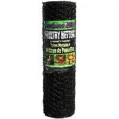 Jackson Wire 12012329 Poultry Netting, 1 in Mesh, 50 ft L, 24 in W, 20 ga