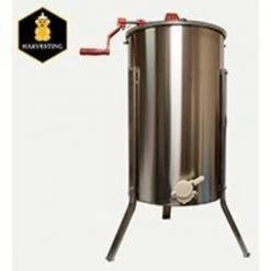 HARVEST LANE HONEY HONEYE-102 Honey Extractor, 21 in L, 21 in W, Stainless Steel
