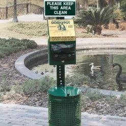 Dogipot 10 gal. Green Aluminum Round Pet Waste Container 7 Dogipot 10 gal. Green Aluminum Round Pet Waste Container -Animal&Pet Supplies store Z0HA7yfopoz