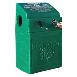 Dogipot 10 gal. Green Polyethylene Rectangular Pet Waste Container