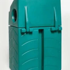 Dogipot 10 gal. Green Polyethylene Rectangular Pet Waste Container -Animal&Pet Supplies store Z0HA9xfo5oy